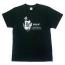 rogo print T-shirt RST4203- BLK