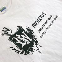 rogo print T-shirt RST4203- WHT