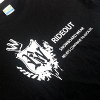 rogo print T-shirt RST4203- BLK