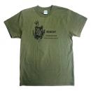 rogo print T-shirt RST4203- KHA