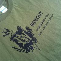 rogo print T-shirt RST4203- KHA