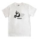 rogo print T-shirt RST4204- WHT