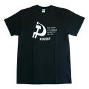rogo print T-shirt RST4204- BLK