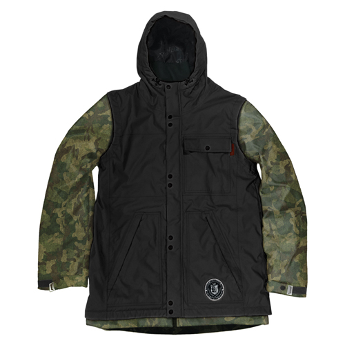 wizard jacket RSW5007-BLK×grn CAMO